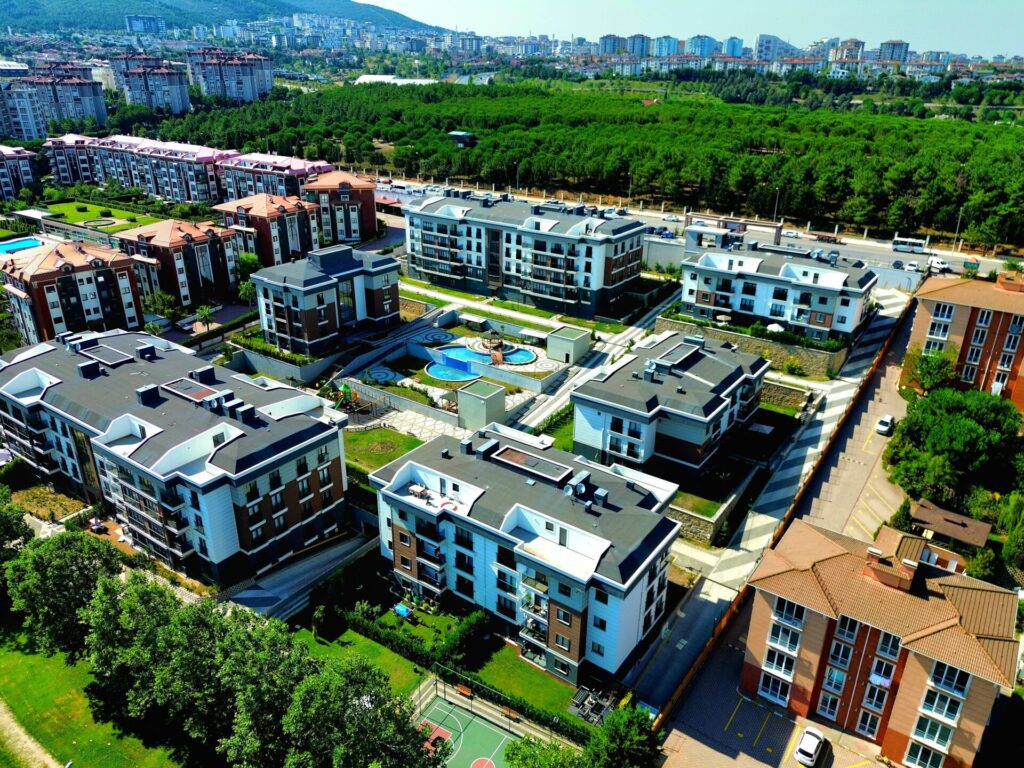 Aspark Evleri Drone Görünümü