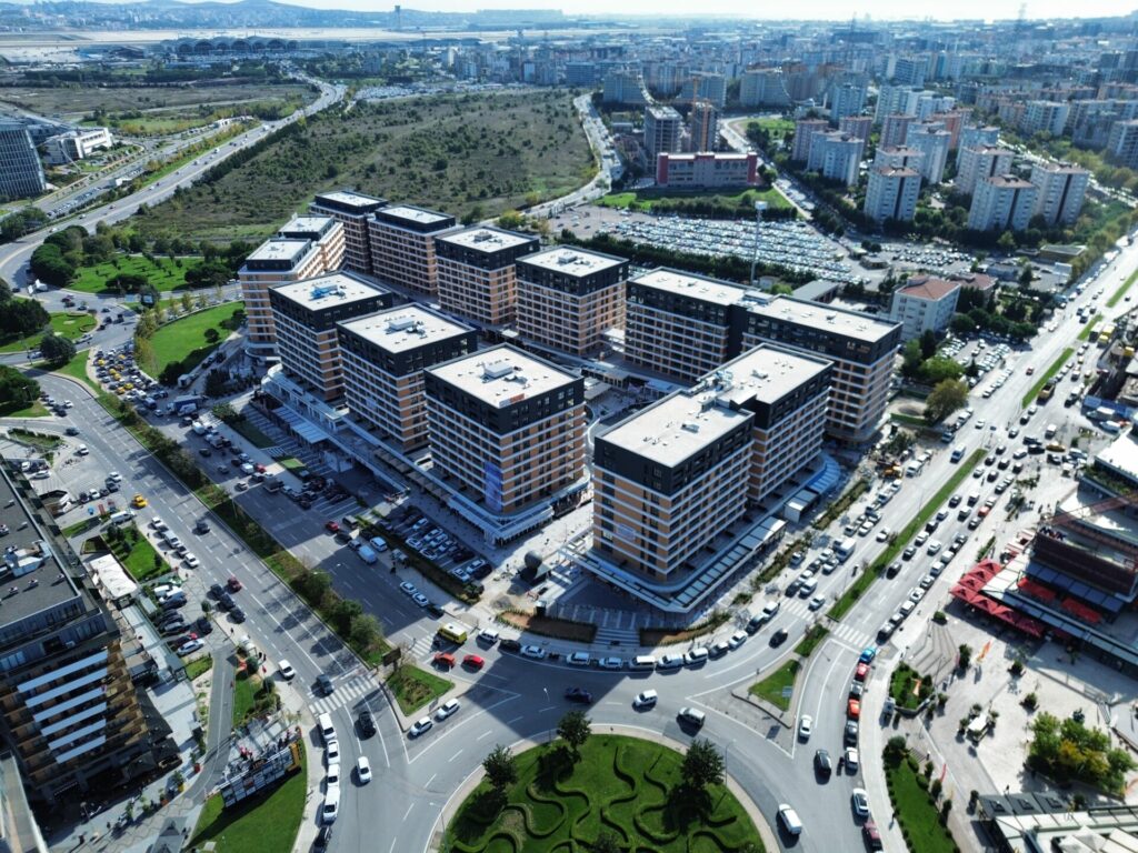 MRF Cadde (Lens Cadde) drone görünümü