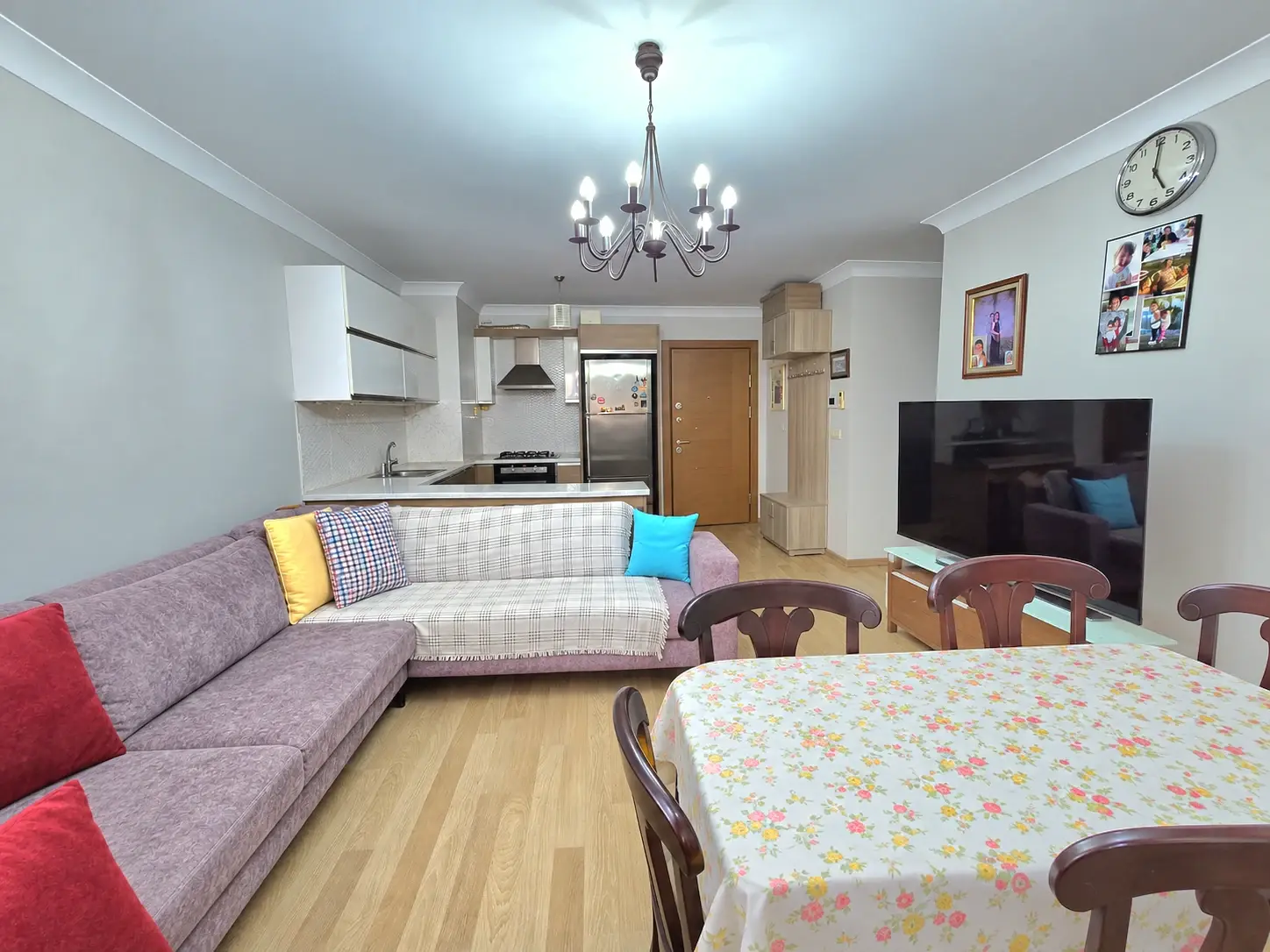 Helenium Wings Sitesi satılık 2+1 daire salon ve açık mutfak